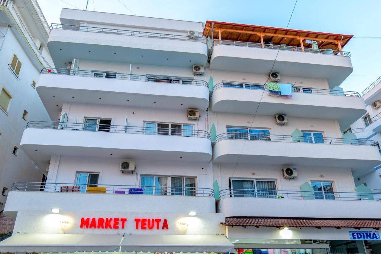 Gjoka Apartments, In Front Of Bougainville Bay Саранде Екстериор снимка